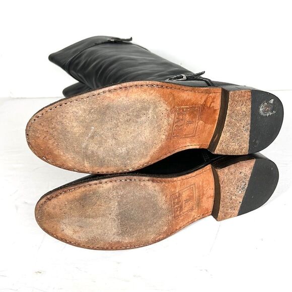 FRYE Shirley 77745 Riding Equestrian
Tall Black Leather Size 8 - Picture 11 of 16